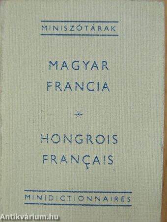 Magyar-francia miniszótár (minikönyv)