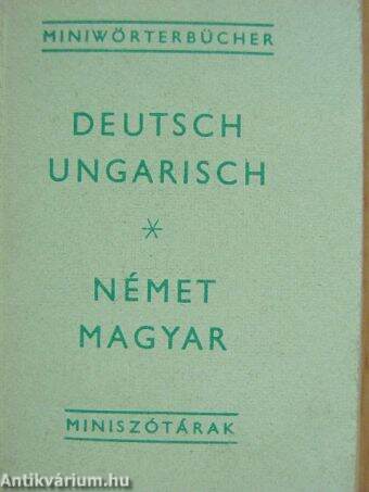 Német-magyar miniszótár (minikönyv)