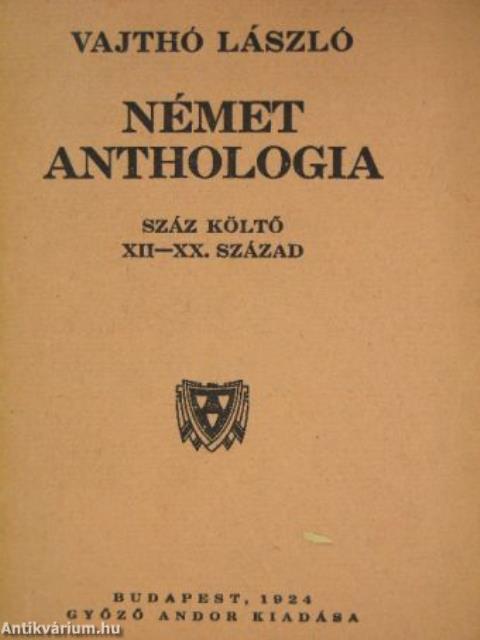 Német anthologia