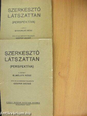 Szerkesztő látszattan I-II.