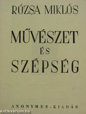 Művészet és szépség