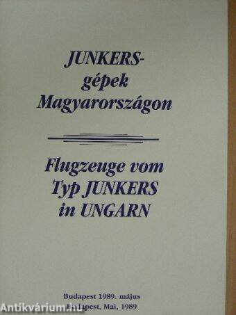 Junkers-gépek Magyarországon