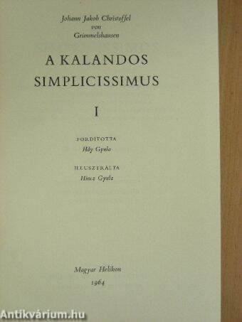 A kalandos Simplicissimus I-II.