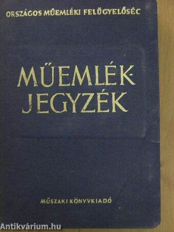 Műemlékjegyzék