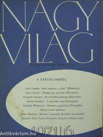 Nagyvilág 1971. (nem teljes évfolyam)