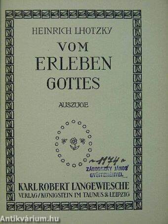 Erleben Gottes