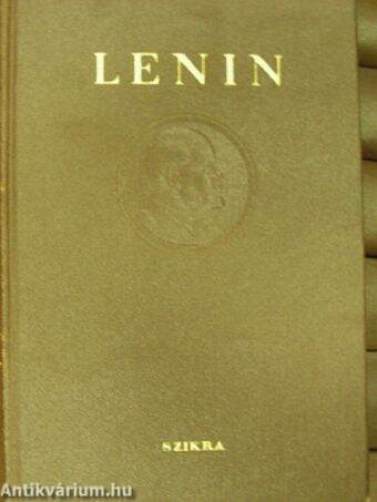 V. I. Lenin művei 1-39./Vlagyimir Iljics Lenin - Rövid életrajz/Bibliográfia