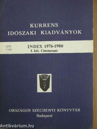 Kurrens időszaki kiadványok-Index 1976-1980 1.