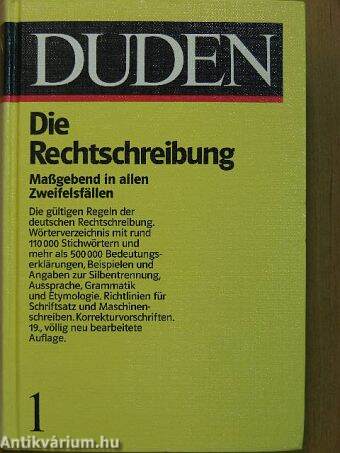 Duden - Die Rechtschreibung