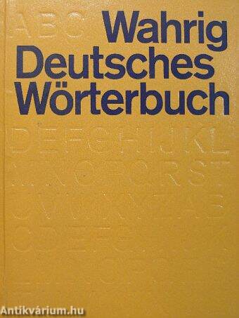 Wahrig Deutsches Wörterbuch