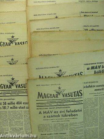 Magyar Vasutas 1973. (nem teljes évfolyam)