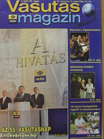 Vasutas Magazin 2005. VII. 20.