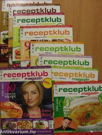 Receptklub Magazin 2006. (nem teljes évfolyam)