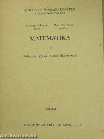 Matematika I/7.