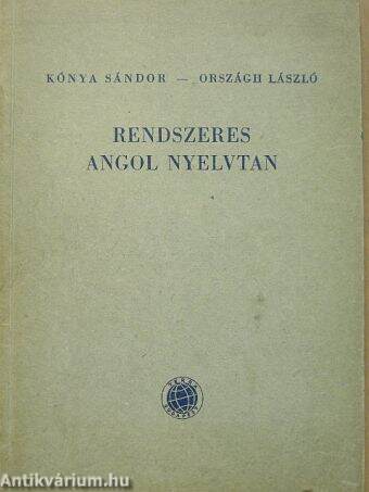 Rendszeres angol nyelvtan