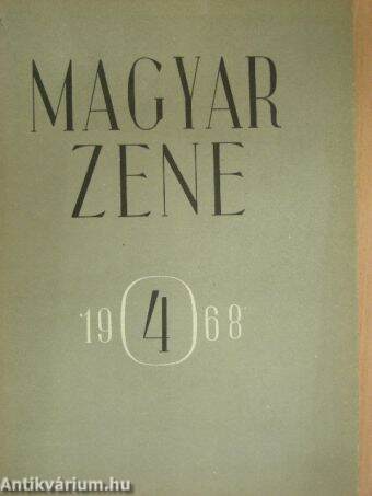 Magyar Zene 1968/4.