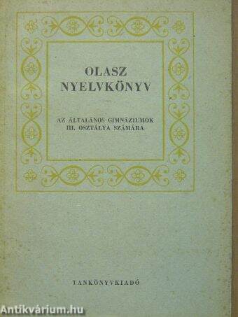 Olasz nyelvkönyv