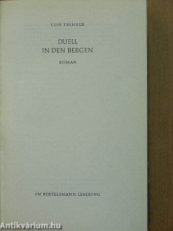 Duell in den Bergen