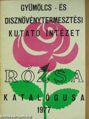 Rózsa katalógus 1977.