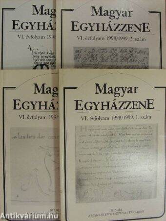 Magyar Egyházzene 1998/1999 1-4.