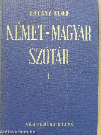 Német-magyar szótár I-II.