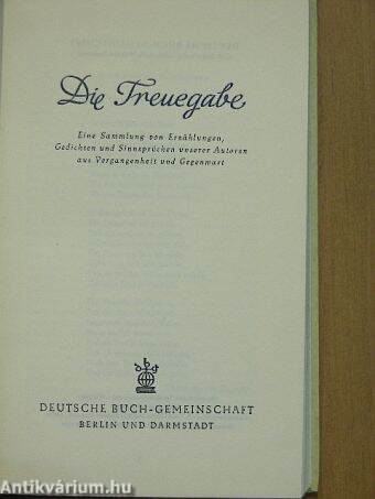 Die Treuegabe