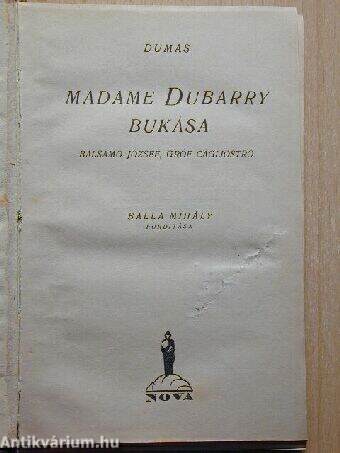 Madame Dubarry bukása