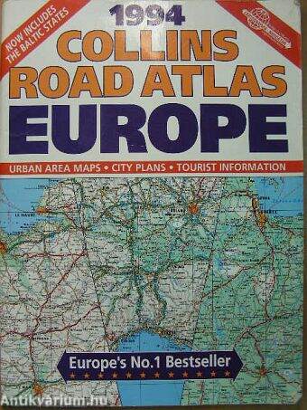 Collins Road Atlas - Europe