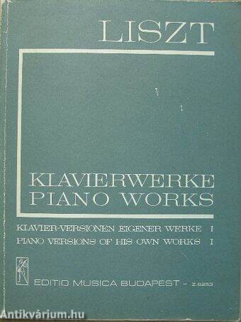 Klavierwerke/Piano works I.
