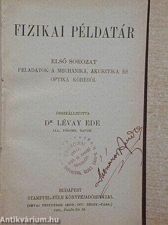 Fizikai példatár