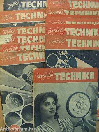Népszerű Technika 1957-1963. (vegyes számok, 13 db)