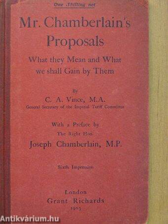 Mr. Chamberlain's Proposals