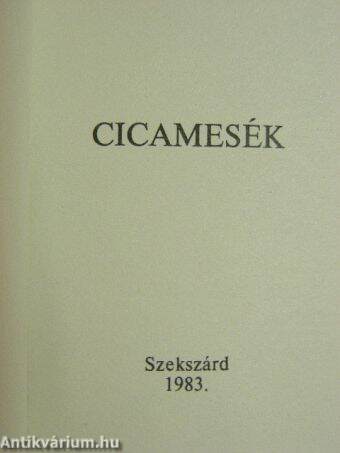 Cicamesék (minikönyv)