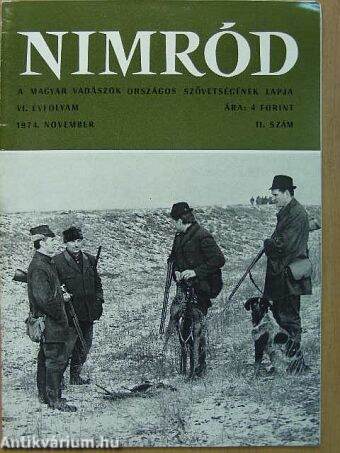 Nimród 1974. november