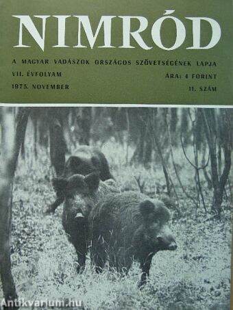 Nimród 1975. november