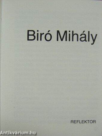 Biró Mihály (minikönyv) (számozott)