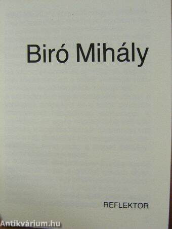Biró Mihály (minikönyv)