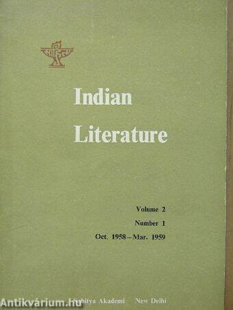 Indian Literature Oct. 1958-Mar. 1959