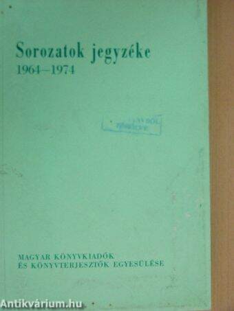 Sorozatok jegyzéke 1964-1974