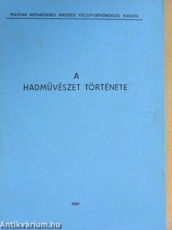 A hadművészet története