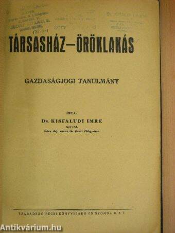 Társasház-öröklakás