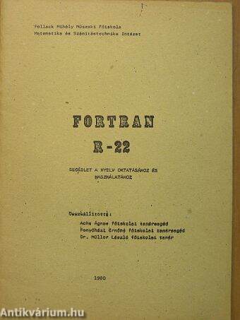 Fortran R-22