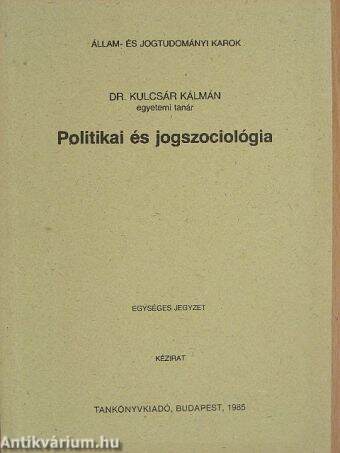 Politikai és jogszociológia