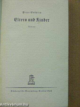 Eltern und Kinder (gótbetűs)