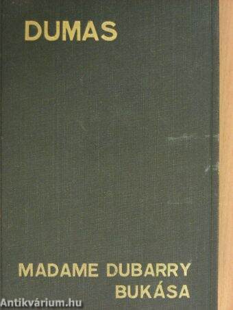 Madame Dubarry bukása