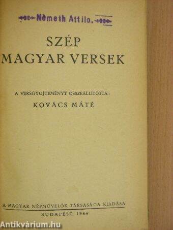 Szép magyar versek