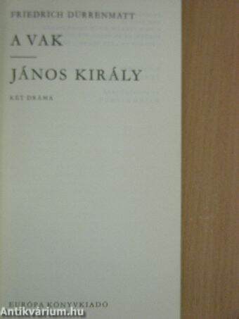 A vak/János király