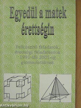 Egyedül a matek érettségin - Felkészítő feladatok, érettségi feladatsorok 1990-től 2000-ig gimnazistáknak