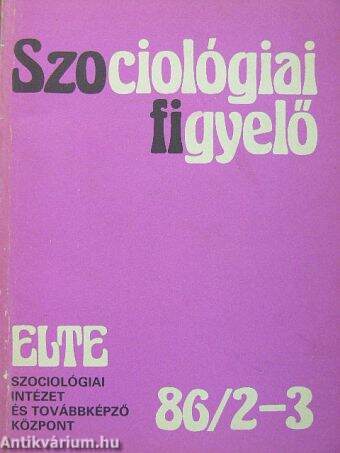 Szociológiai figyelő 1986/2-3.