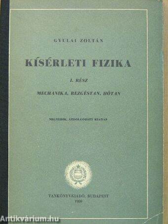 Kísérleti fizika I.